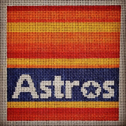 Houston Astros Jersey – SG Designs Needlepoint